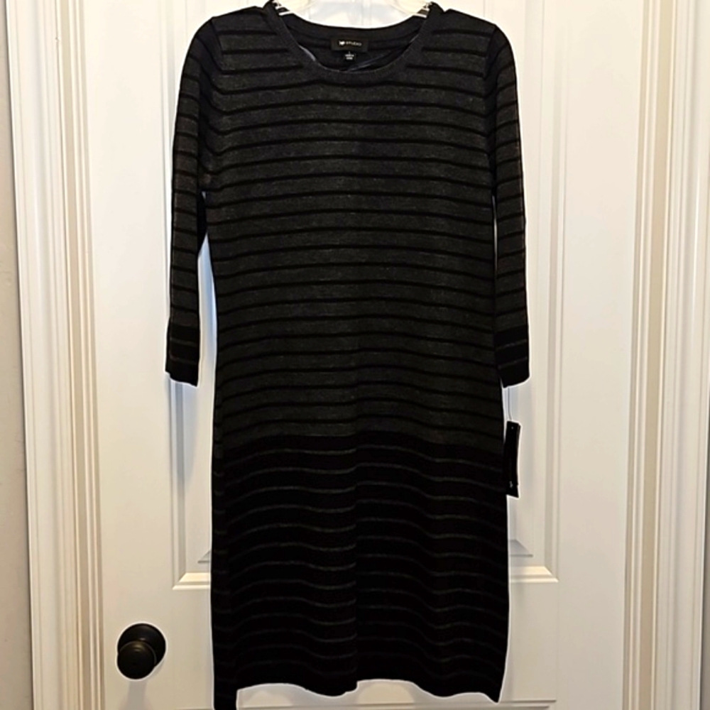 AB Studio Striped Sweater Dress - Picture 2 of 11